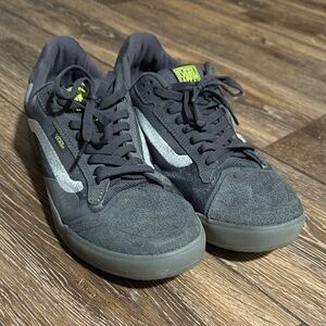 Vans Charcoal and White Skate Shoes